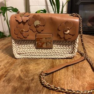 Michael Kors Woven Leather Cross Body